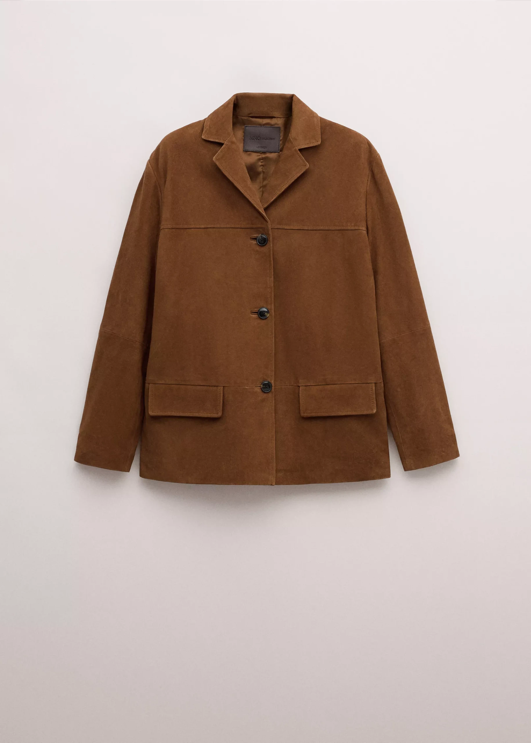 Straight Blazer With Front Stitching - Women | Mango Usa