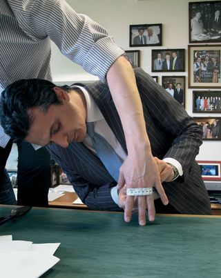 Angelo Petrucci at Brioni's HQ in Penne, Abruzzo