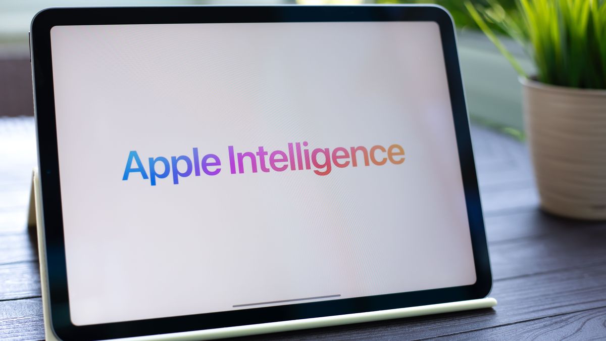 Apple Intelligence on an iPad.