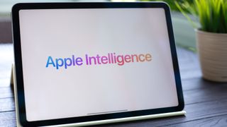 Apple Intelligence på en iPad.