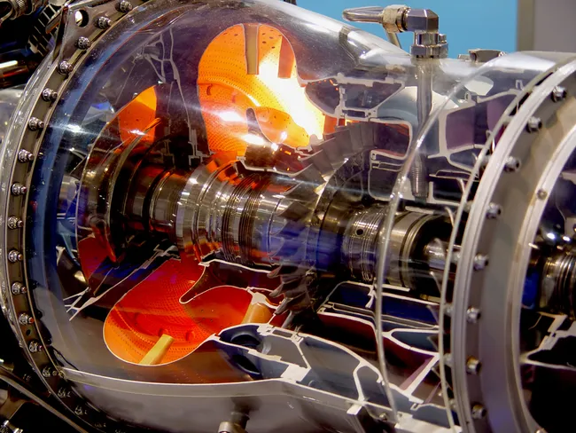 a jet engine