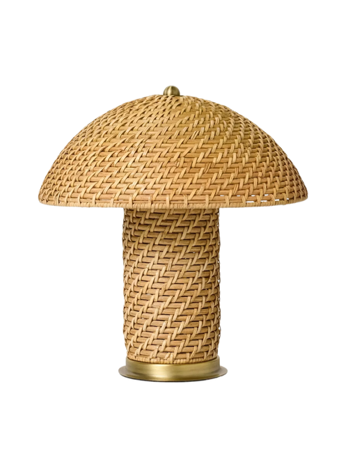Rattan Accent Table Lamp 