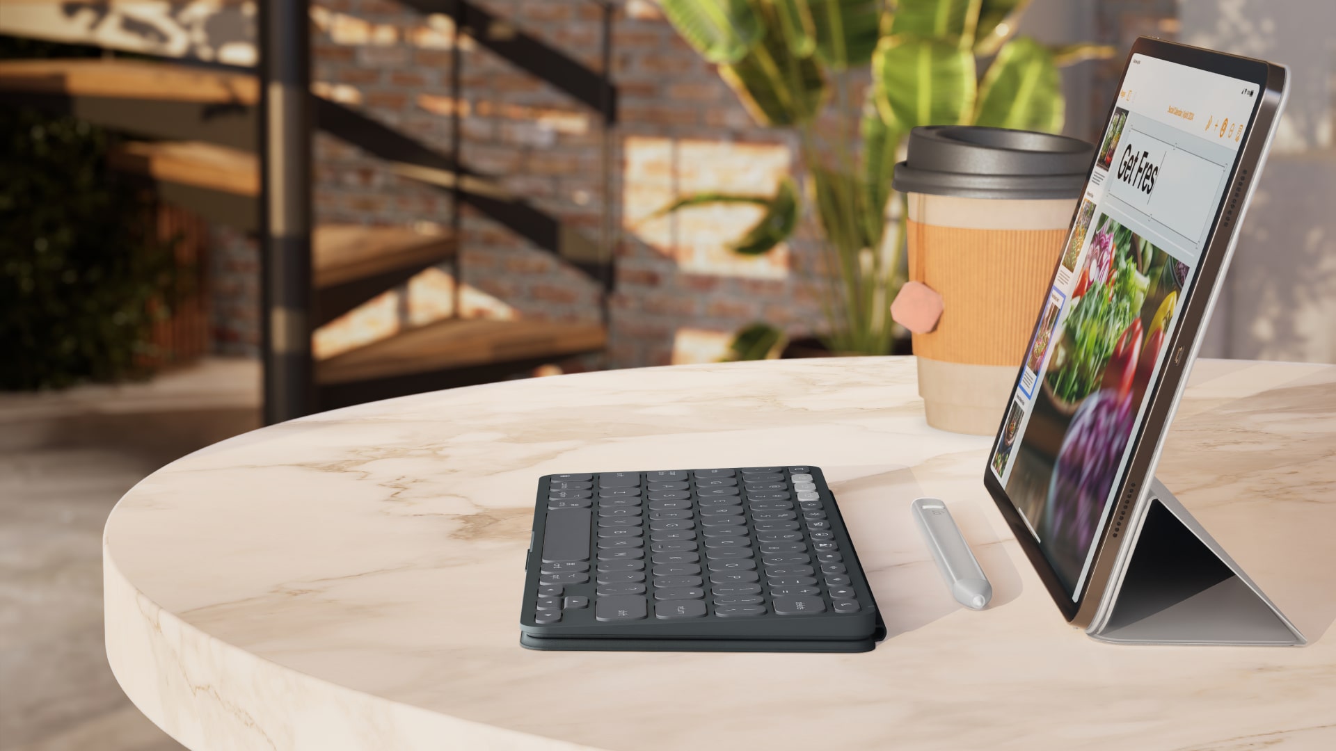 The Logitech Keys-To-Go 2 keyboard.