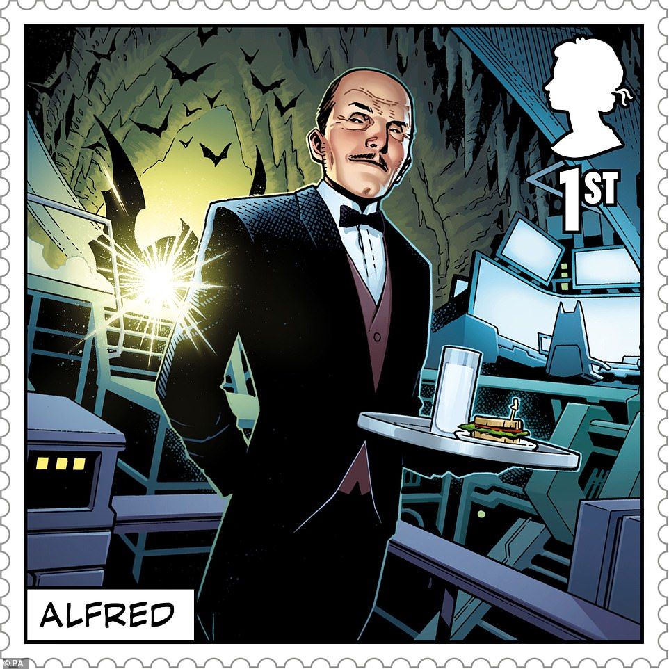 Batman stamps