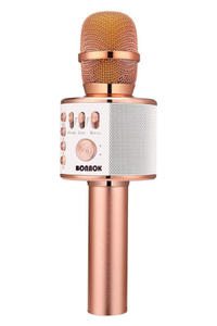 BONAOK Wireless Bluetooth Karaoke Microphone $50 $25 at Amazon