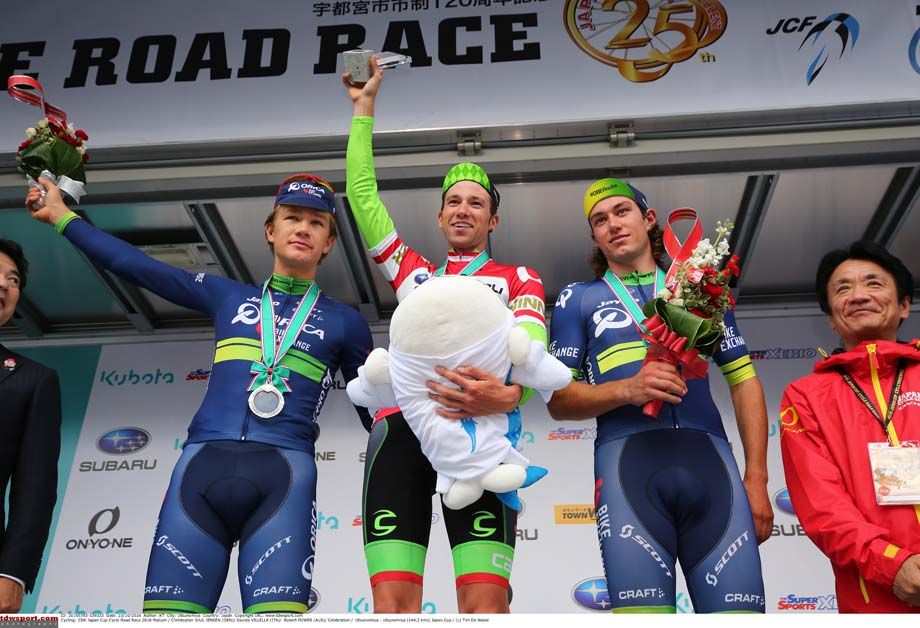 The top thee (l-r) Chris Juul Jensen, Davide Villella, Robert Power