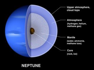 Estimate of Neptune's interior