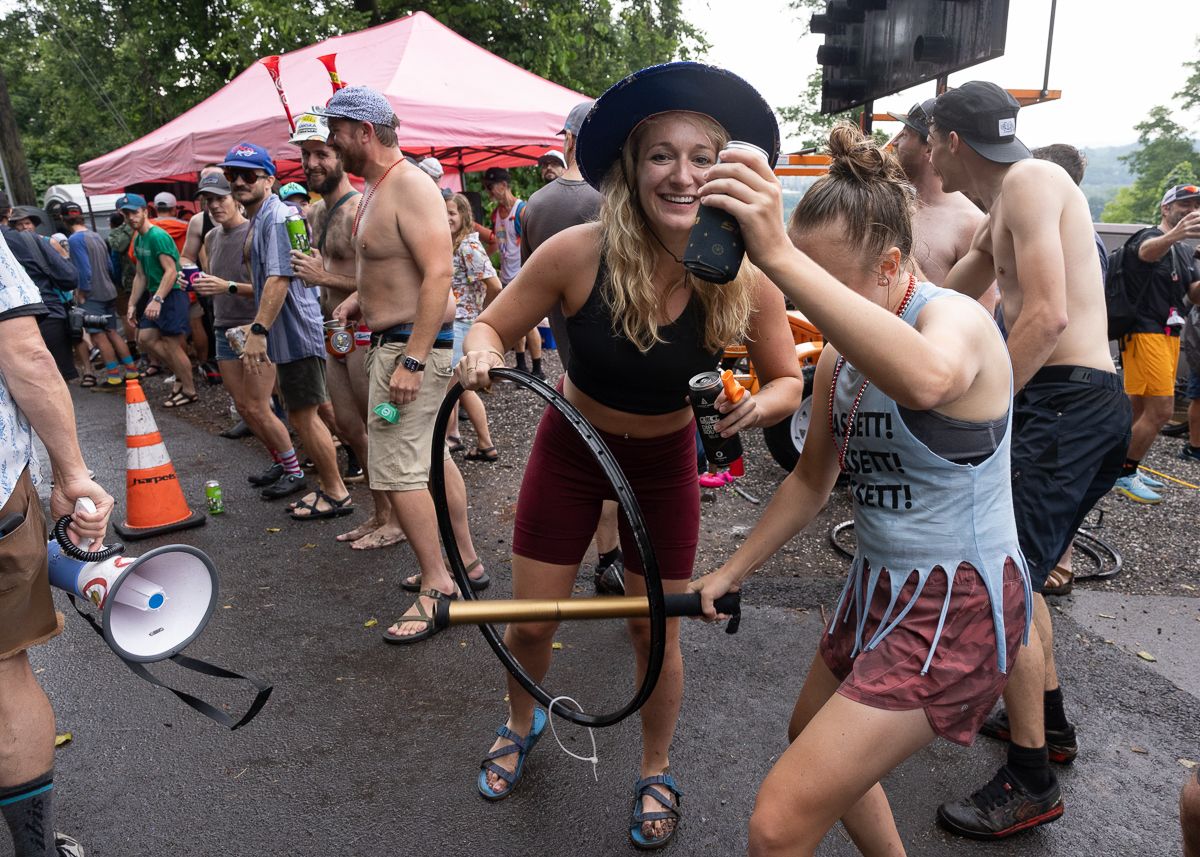 Despite the rain, the crowd on Sherod Hill threw quite the party.