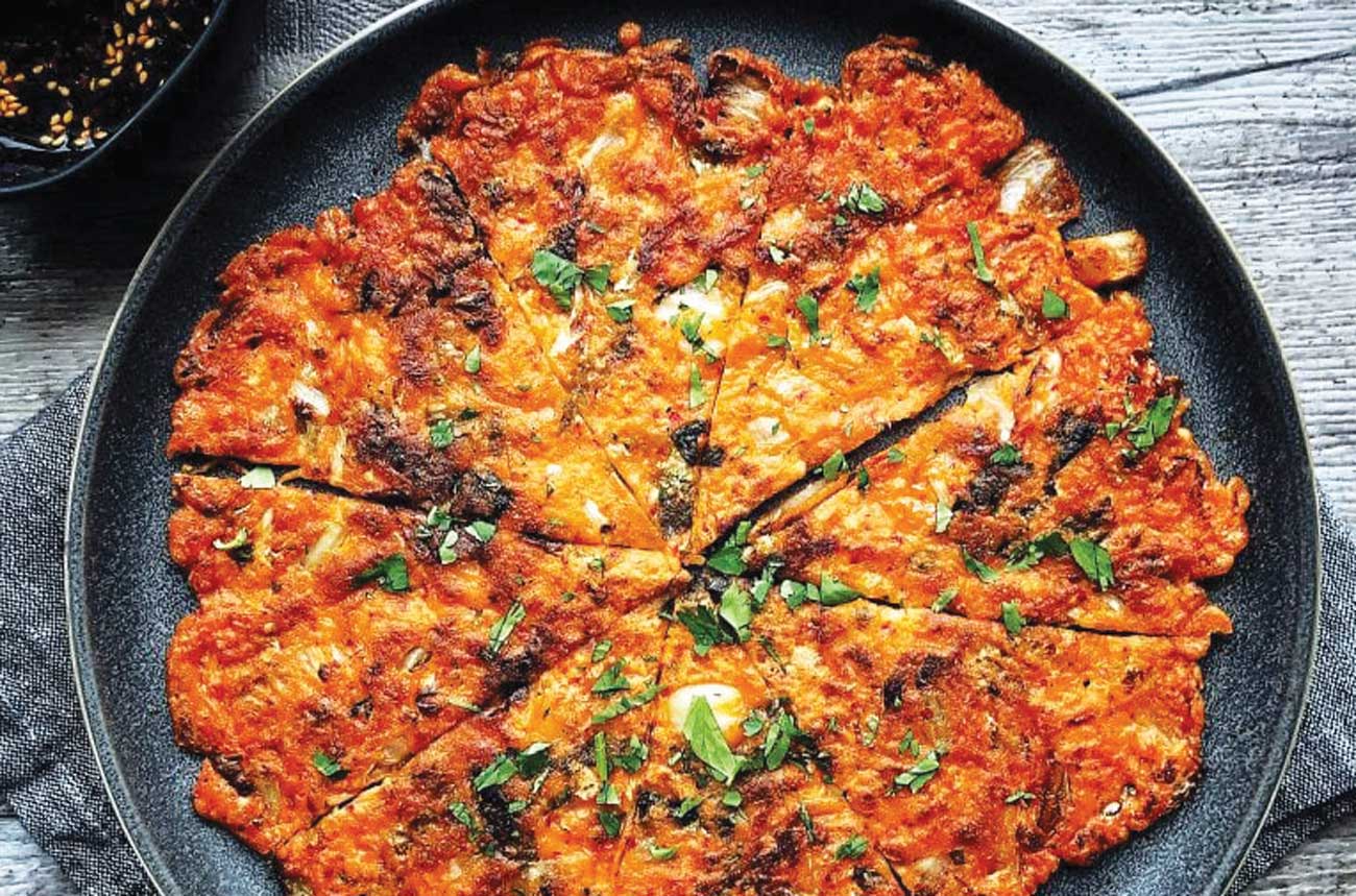 Kimchi pancake