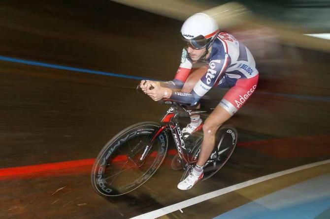 Jelle Vanendert (Lotto Belisol) on the Gent track