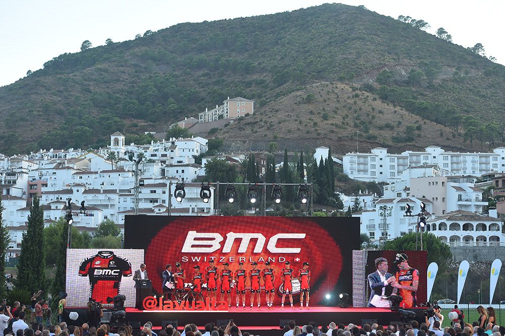 BMC Racing squad presented before la Vuelta