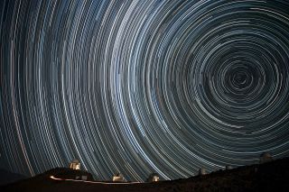 Star Trails Over La Silla Observatory