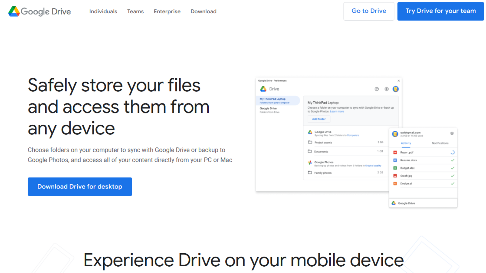 Google Drive Login: Sign in, Offline Docs, Upload folders, Buy Storage