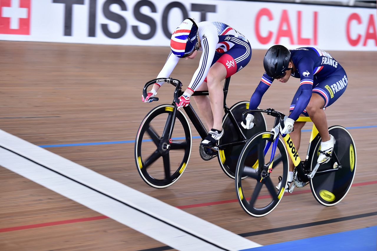 Great Britain just beat France in the team sprint