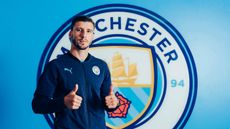 Portuguese defender Ruben Dias had completed a £65m move to Man City