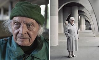 José, 89, Puteaux-La Défense and Josette, 90, Vision 80, Esplanade de La Défense