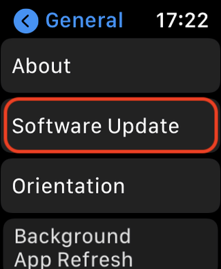 How to update Apple Watch