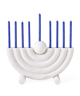 Jonathan Adler's minimalist Hannukah celebration