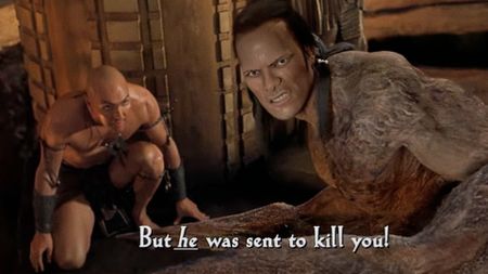 The Scorpion King in The Mummy Returns