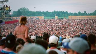 A crowd image from Trainwreck: Woodstock 99