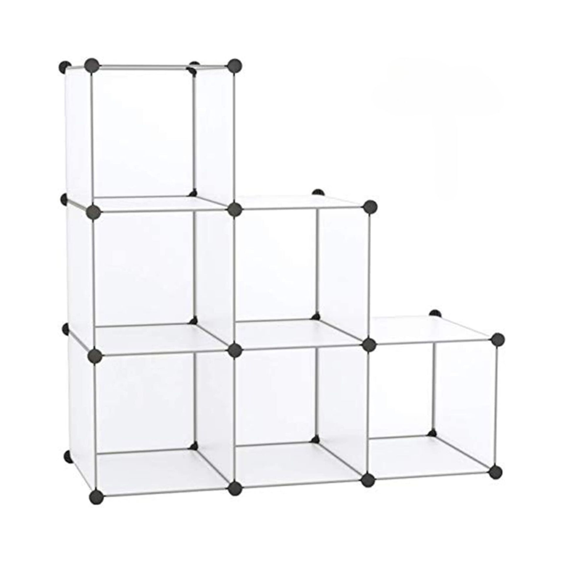 Rak penyimpanan putih