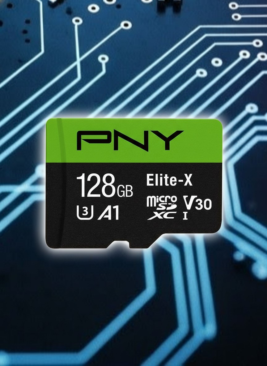 PNY 128GB Elite-X UHS-I microSDXC R: 100 MB/s, W: 30 MB/s