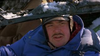John Candy explains his car from the drivers seat in Planes Trains and Automobiles.