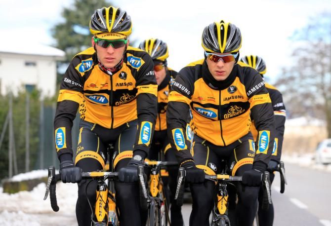 Johann Van Zyl and Youcef Reguigui (MTN - Qhubeka) form part of the contingent kicking off the European season this weekend