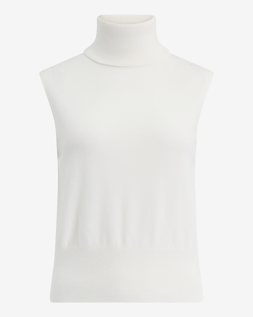 Express, Airy Soft Skimming Turtleneck Sweater Tank