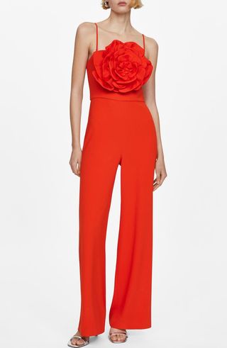 Amapola Rosette Convertible Strap Jumpsuit