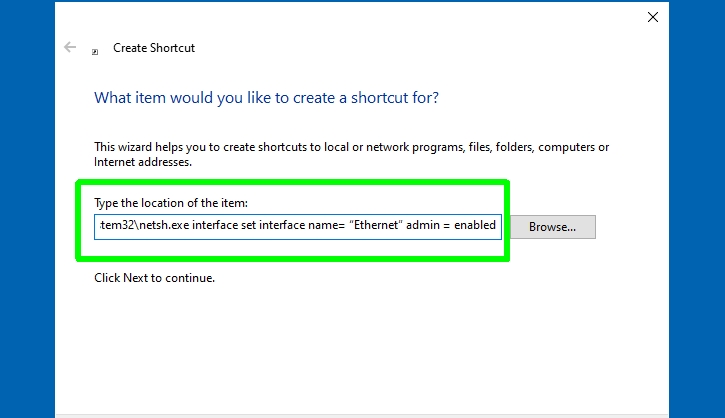 how to create a kill switch - new shortcut