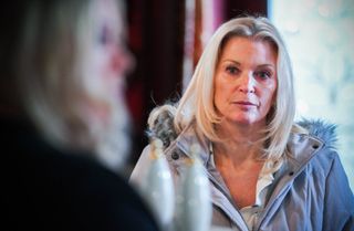 Kathy Beale has news in EastEnders