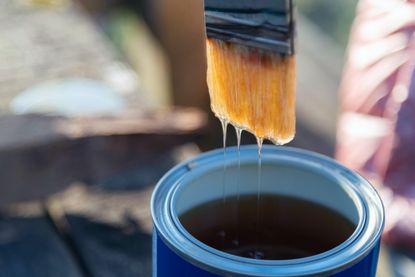 Refinishing kitchen cabinets with varnish