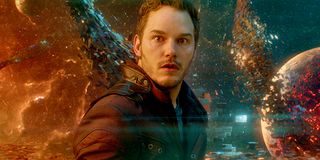 Chris Pratt as Peter Quill in Guardians of the Galaxy