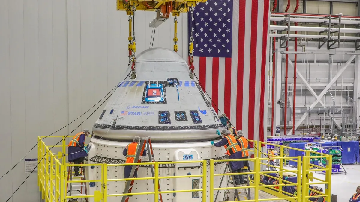 Starliner, which looks like R2-D2, is steadily preparing!