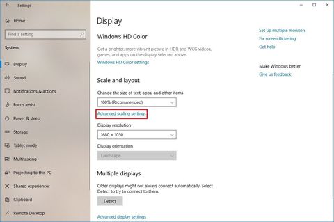 How to set custom display scaling settings on Windows 10 | Windows Central