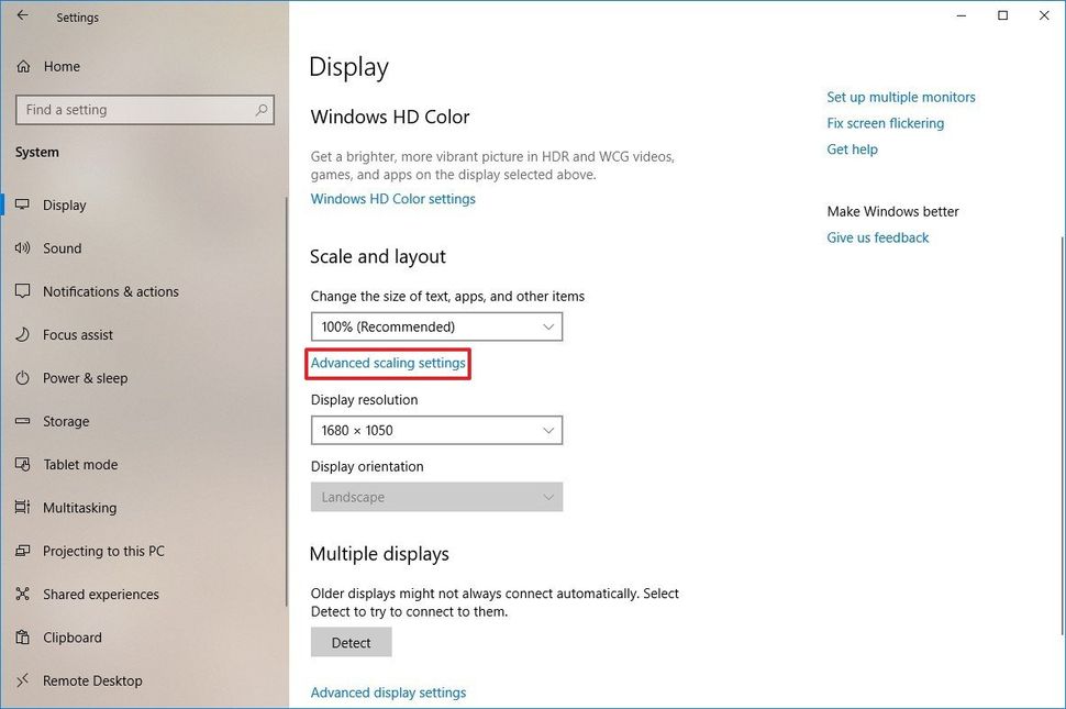 How to set custom display scaling settings on Windows 10 | Windows Central