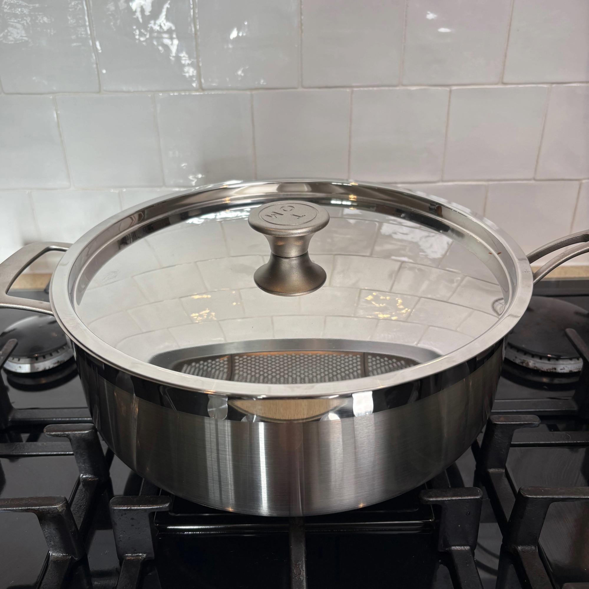 Testing the Tom Kerridge x M&amp;amp;S All in One pan in stainless steel