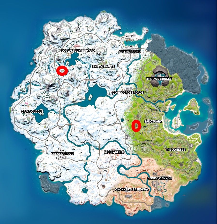 Shield Keg Fortnite All locations you can find a shield keg item PC