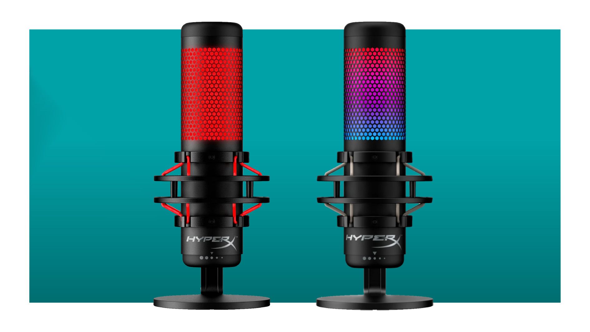 To RGB or not to RGB? Two of my favorite HyperX gaming microphones are