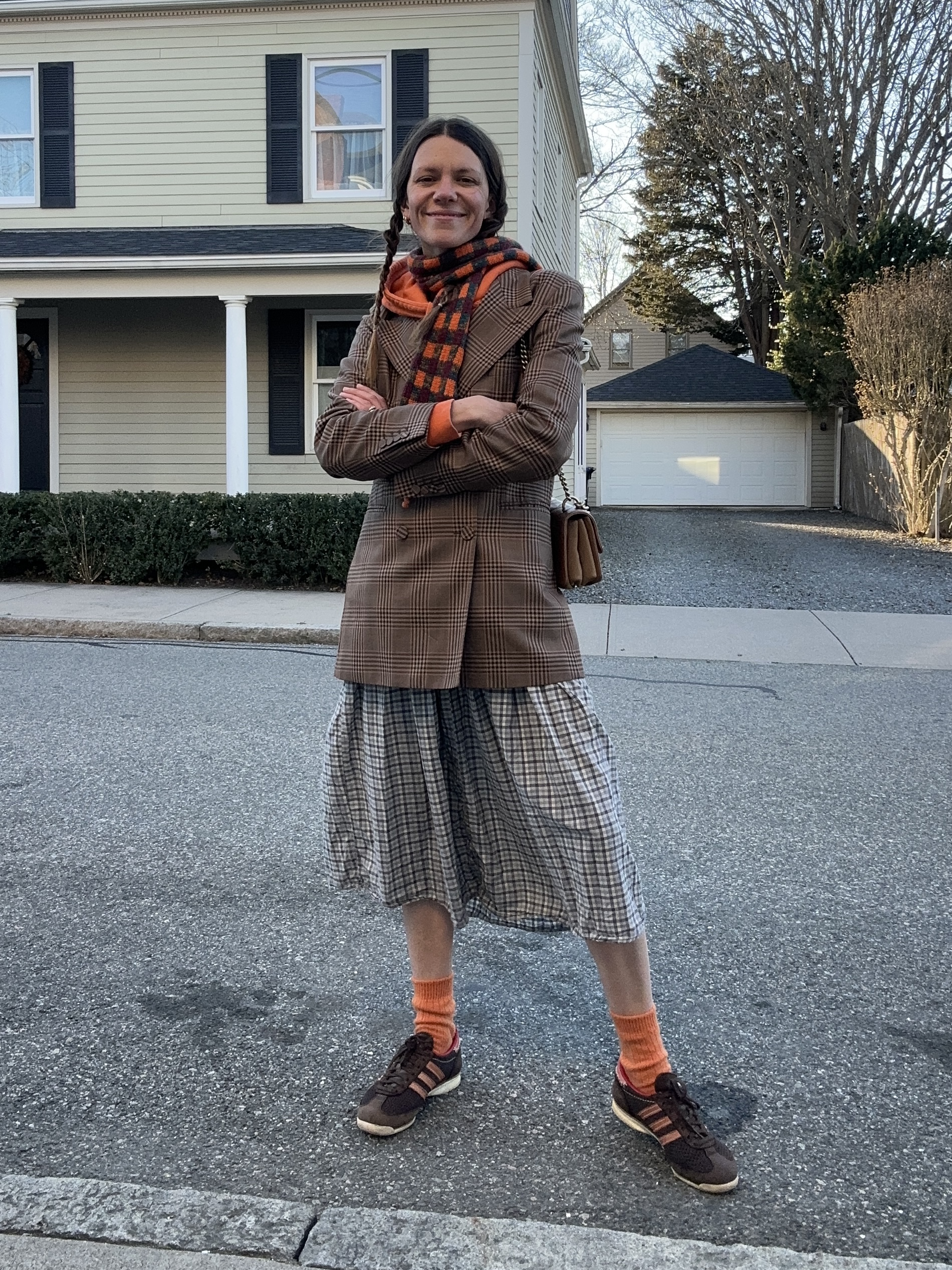 Julia Gall wearing outfits inspired by her "citrus theory"
