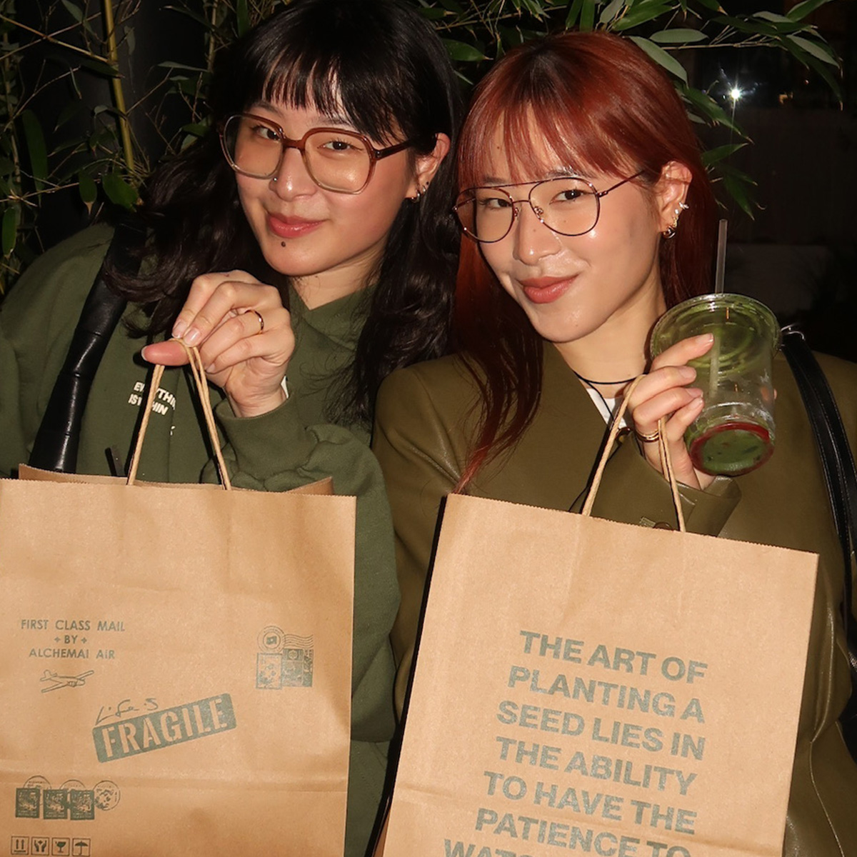 Kristina Ang and her sister Alexandria.