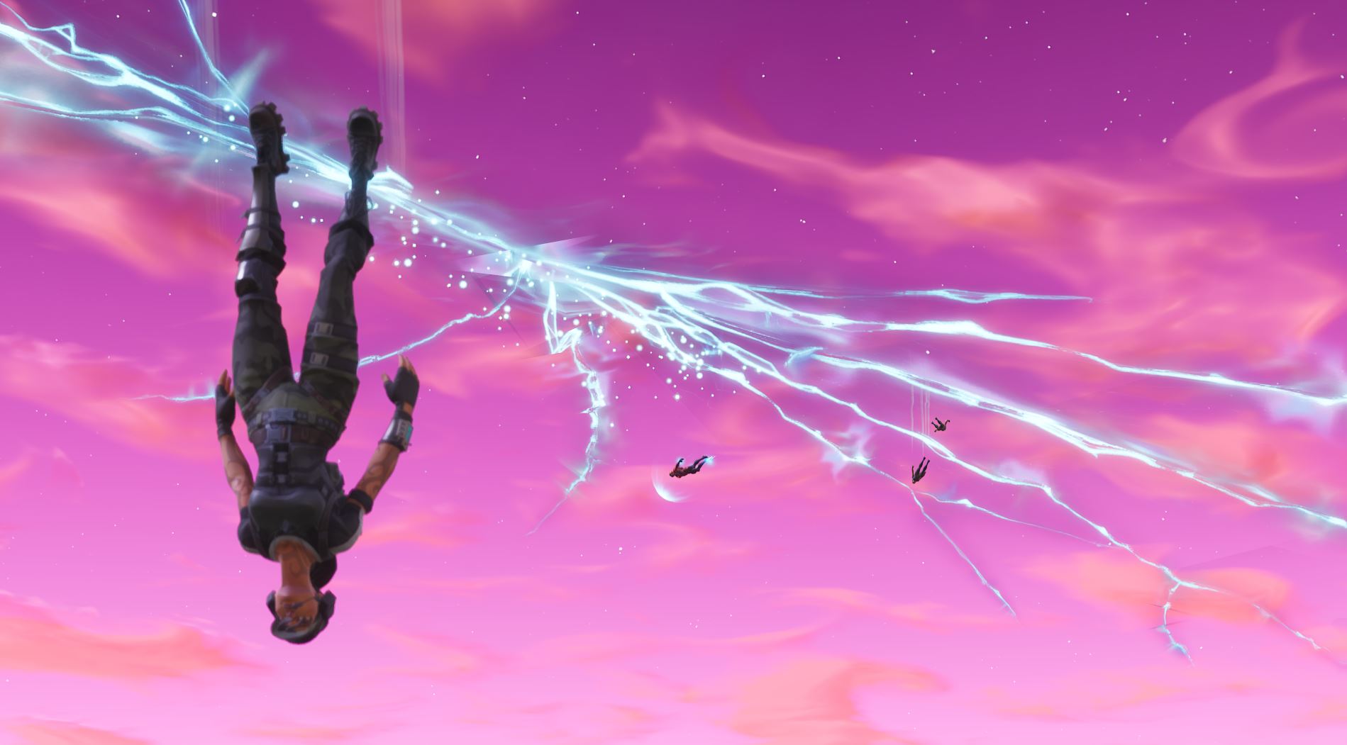 player crashes fortnite rocket launch viewing party to net single round kill record - fortnite crash after loading