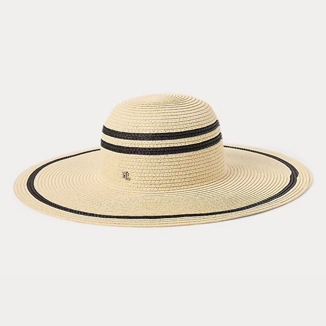 Ralph Lauren Striped Straw Hat