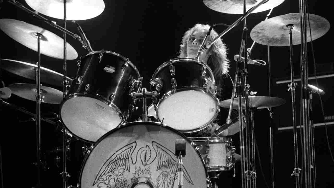 Queen&amp;rsquo;s Roger Taylor performing live in 1974