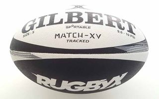 The tech-enabled smart rugby ball from Gilbert.