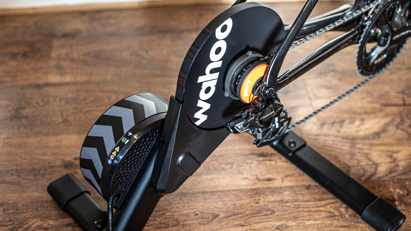 Wahoo Kickr Core 2 smart trainer with bike mounted