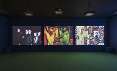 A multi-screen video installation, Shchukin, Matisse. La Dance et la Musique
