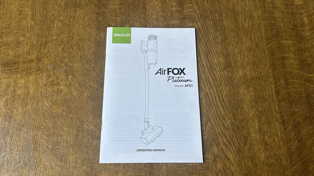 Gtech AirFox Platinum