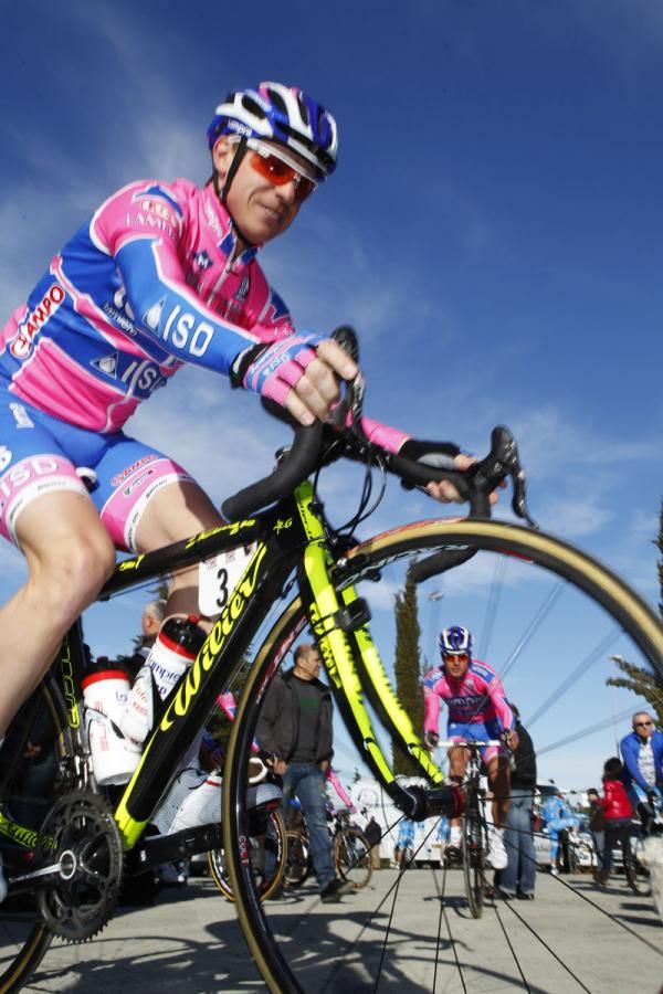 Damiano Cunego (Lampre) made his first appearance of the season